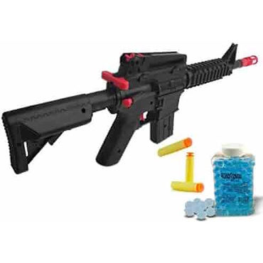 M-16 Double Mode Soft Bullet Rifle | M-16 Bubble & Foam Bullet Gun